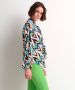 TerStal Dames top met strikkraag zwart in maat - Thumbnail 4