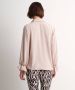 TerStal Dames uni blouse ruchedesign beige in maat - Thumbnail 3
