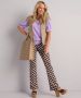 TerStal Dames uni gebreid gilet beige in maat - Thumbnail 2