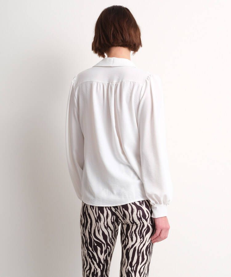 terStal Dames uni off-white blouse wit in maat