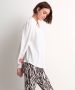 TerStal Dames uni off-white blouse wit in maat - Thumbnail 4