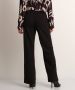 TerStal Dames uni pantalon met strik zwart in maat - Thumbnail 3