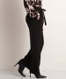 TerStal Dames uni pantalon met strik zwart in maat - Thumbnail 5