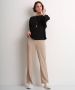 TerStal Dames uni top met ketting zwart in maat - Thumbnail 2
