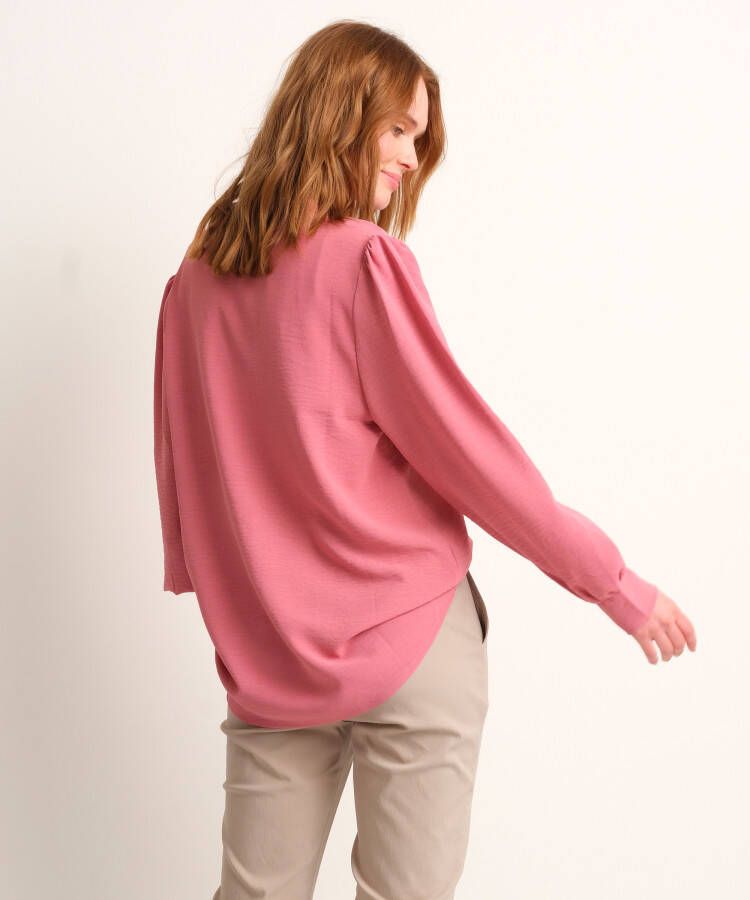 terStal Dames uni top pofmouw roze in maat