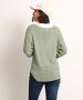 TerStal Dames uni trui met v-hals groen in maat - Thumbnail 3