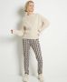 TerStal Dames wafelgebreide trui beige in maat - Thumbnail 3