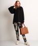 TerStal Dames wijde blouse pofmouw zwart in maat - Thumbnail 2