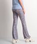 TerStal Dames zachte flared broek bloemen blauw in maat - Thumbnail 3