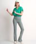 TerStal Dames zachte flared broek grafisch groen in maat - Thumbnail 2