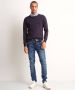 TerStal Heren basic uni trui blauw in maat - Thumbnail 2