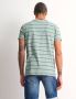 TerStal Heren gestreept t-shirt borstzakje groen in maat - Thumbnail 3