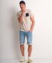 TerStal Heren jersey t-shirt borstzakje beige in maat - Thumbnail 2