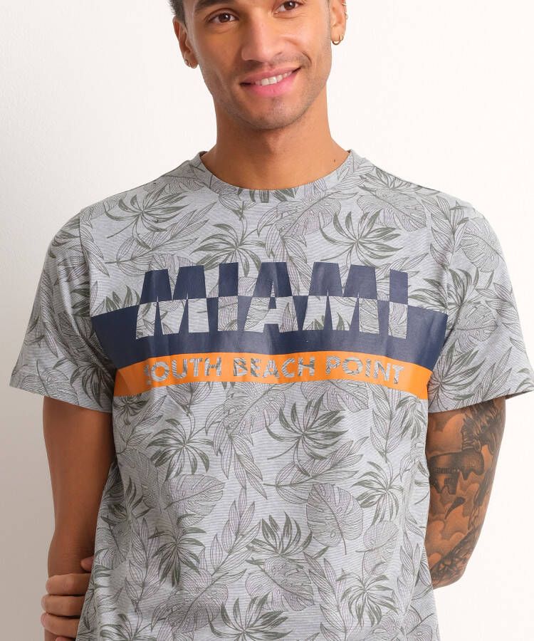 terStal Heren jersey t-shirt miami groen in maat