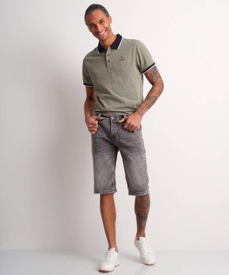 terStal Heren jogg jeans bermuda grijs in maat