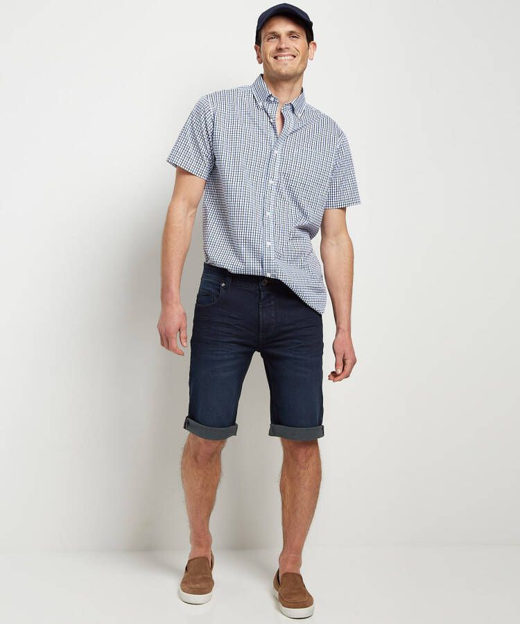 terStal Heren jogg jeans bermuda zwart in maat