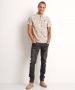 TerStal Heren pique polo bladerprint beige in maat - Thumbnail 2