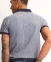 TerStal Heren pique polo met print blauw in maat - Thumbnail 4