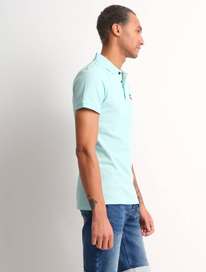 terStal Heren pique polo uni mint in maat