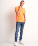 TerStal Heren pique polo uni oranje in maat - Thumbnail 2