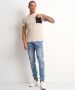 TerStal Heren pique t-shirt wafelpatroon beige in maat - Thumbnail 2