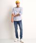 TerStal Heren slim fit overhemd blauw in maat - Thumbnail 2