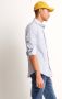 TerStal Heren slim fit overhemd blauw in maat - Thumbnail 4