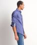 TerStal Heren slim fit overhemd blauw in maat - Thumbnail 3