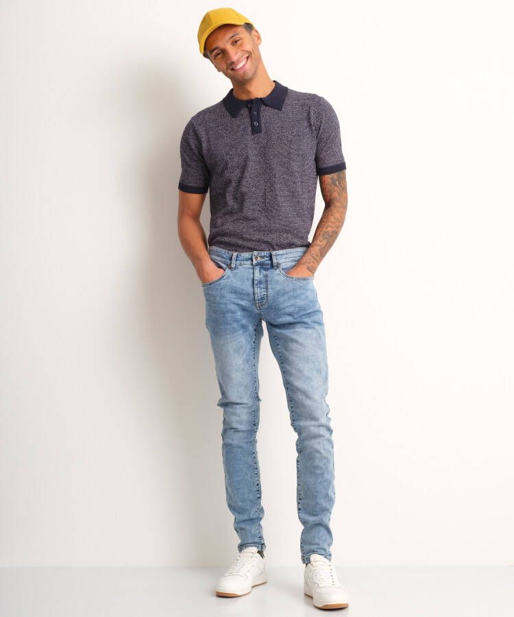 terStal Heren slim fit stretch jeans (licht) blauw in maat