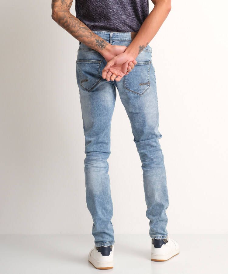 terStal Heren slim fit stretch jeans (licht) blauw in maat