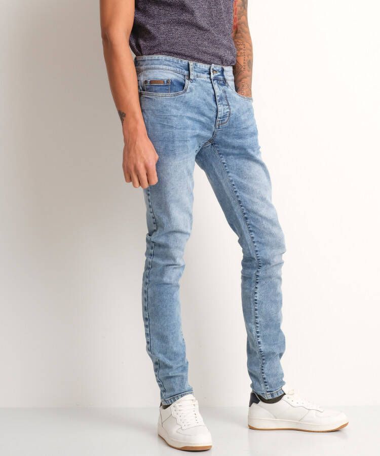 terStal Heren slim fit stretch jeans (licht) blauw in maat