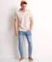 TerStal Heren sportieve pique polo uni beige in maat - Thumbnail 2