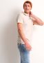 TerStal Heren sportieve pique polo uni beige in maat - Thumbnail 4