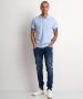 TerStal Heren stoere pique polo blauw in maat - Thumbnail 2