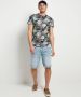 TerStal Heren stretch jeans bermuda blauw in maat - Thumbnail 2