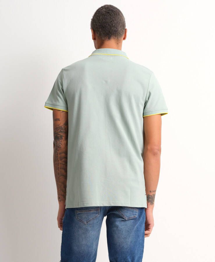 terStal Heren uni pique polo mint in maat