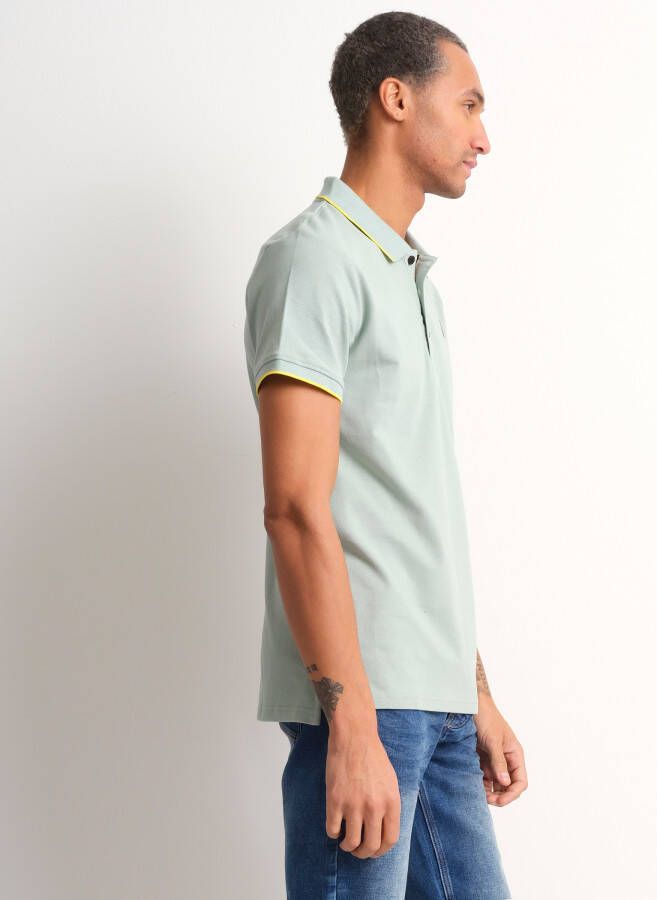 terStal Heren uni pique polo mint in maat