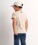 TerStal Jongens fancy pique t-shirt beige in maat - Thumbnail 3