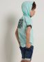 TerStal Jongens stoer t-shirt met capuchon licht groen in maat - Thumbnail 3