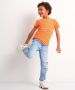 TerStal Jongens t-shirt all-over tekstprint oranje in maat - Thumbnail 2