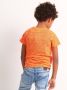 TerStal Jongens t-shirt all-over tekstprint oranje in maat - Thumbnail 3