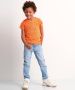 TerStal Jongens t-shirt all-over tekstprint oranje in maat - Thumbnail 5