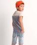TerStal Jongens t-shirt borstzakje gestreept beige in maat - Thumbnail 3
