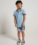 TerStal Jongens t-shirt capuchon backprint blauw in maat - Thumbnail 2