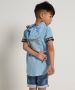 TerStal Jongens t-shirt capuchon backprint blauw in maat - Thumbnail 3
