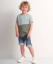 TerStal Jongens t-shirt diagonaal design mint in maat - Thumbnail 2
