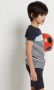 TerStal Jongens t-shirt gestreept design blauw in maat - Thumbnail 4