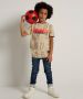 TerStal Jongens t-shirt met rubberprint beige in maat - Thumbnail 2