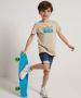 TerStal Jongens t-shirt met tekstopdruk beige in maat - Thumbnail 2