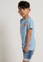 TerStal Jongens trendy t-shirt met print blauw in maat - Thumbnail 2